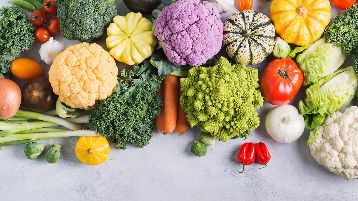 Kohl Gemüse der Saison