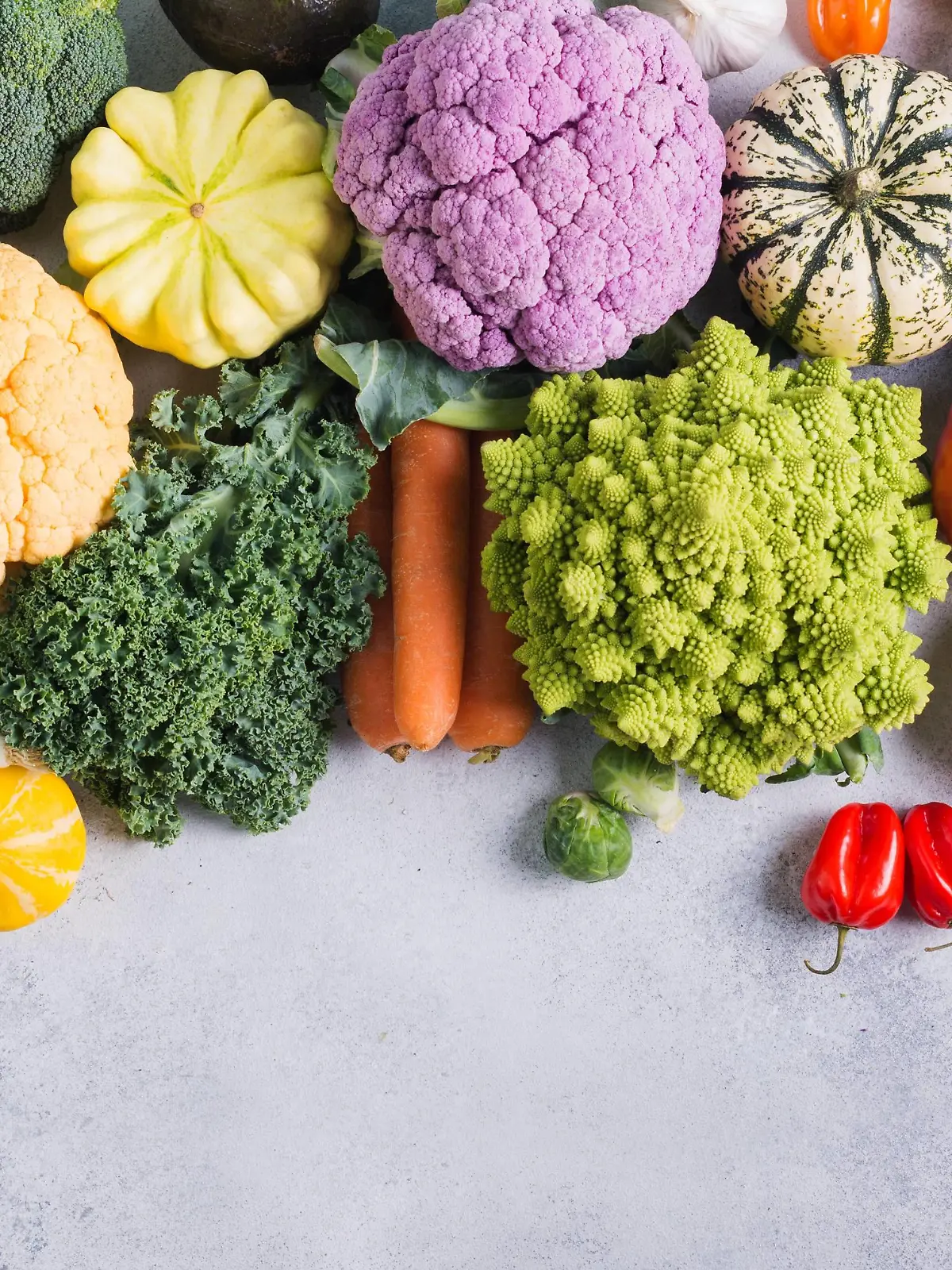 Kohl Gemüse der Saison