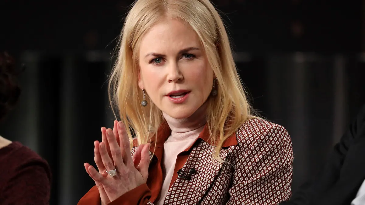 FILE - In this Wednesday, Jan. 15, 2020, file photo, Nicole Kidman speaks at the "The Undoing" panel during the HBO TCA 2020 Winter Press Tour at the Langham Huntington in Pasadena, Calif. More than $5.1 million in funds were given to over 70 nonprofit organizations during the “HFPA Philanthropy: Empowering the Next Generation” virtual event on Tuesday, Oct. 13, 2020. Kidman was among the entertainers who appeared to discuss the charities that benefit from HFPA grants. (Photo by Willy Sanjuan/Invision/AP, File)