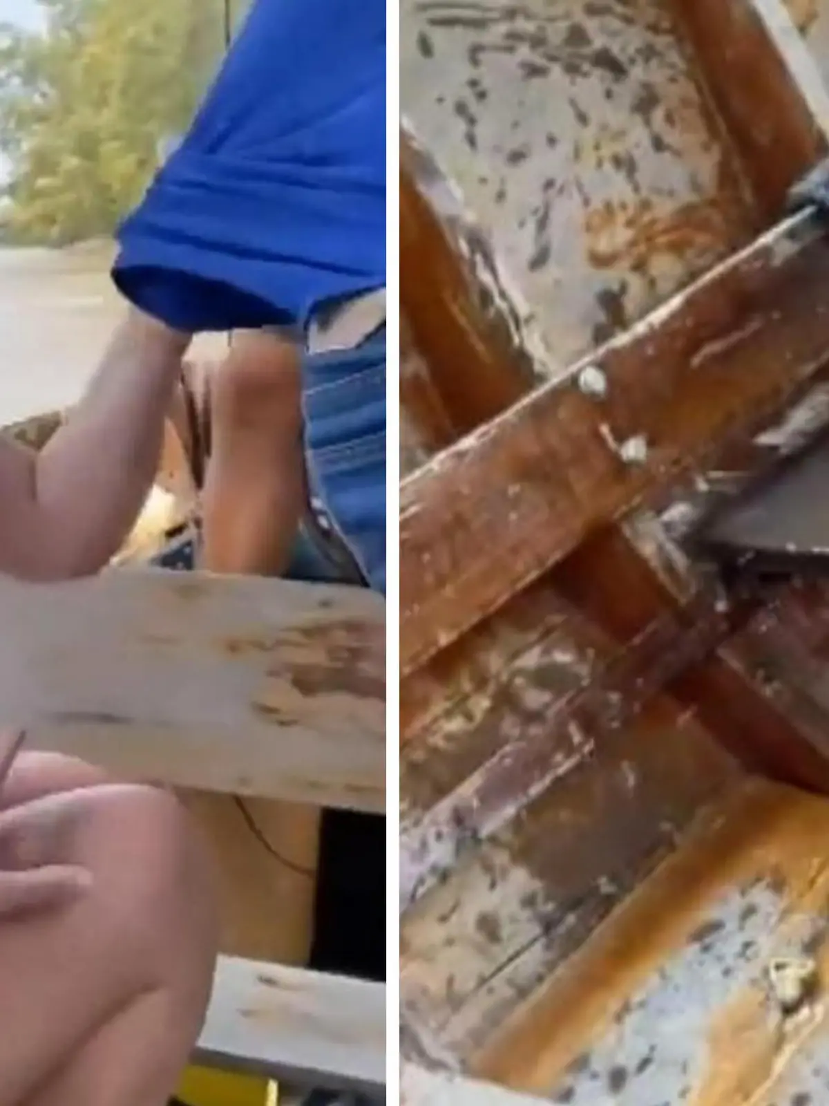 Zwei Äffchen jagen in der thailändischen Provinz Kanchanaburi eine Touristengruppe, die eine Flusstour unternimmt. Auf Videoaufnahmen ist zu sehen, wie zwei Makaken dem Boot hinterher schwimmen, bis eines der Äffchen einfach an Bord springt.