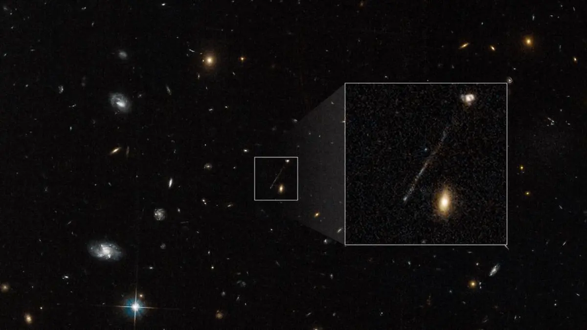 NASA entdeckt schwarzes Loch.