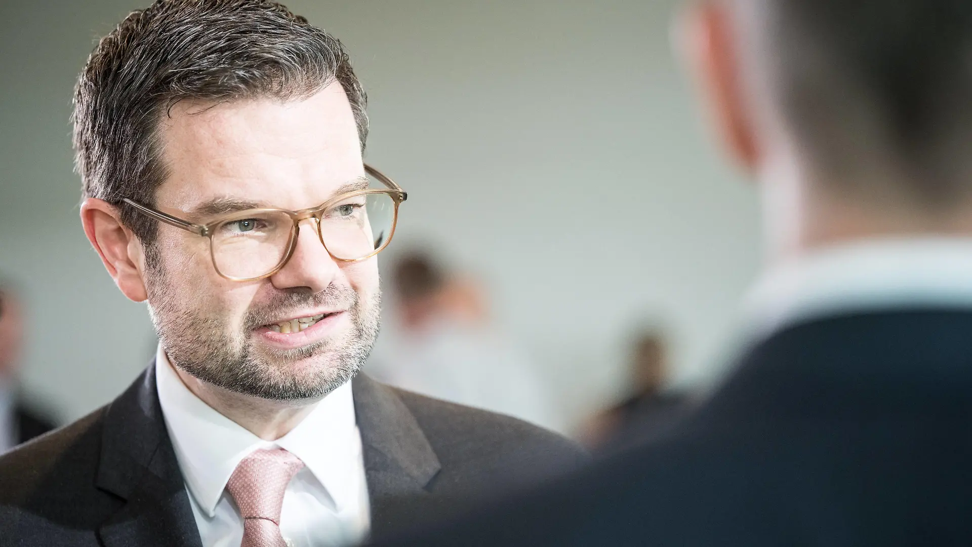 Bundesjustizminister Marco Buschmann FDP am 16.08.23 bei der Kabinettsitzung der Bundesregierung im Kanzleramt in Berlin. Foto: bildgehege Kabinettsitzung der Bundesregierung *** Federal Minister of Justice Marco Bushman FDP on 16 08 23 at the cabinet meeting of the federal government in the Chancellery in Berlin photo bildgehege cabinet meeting of the federal government