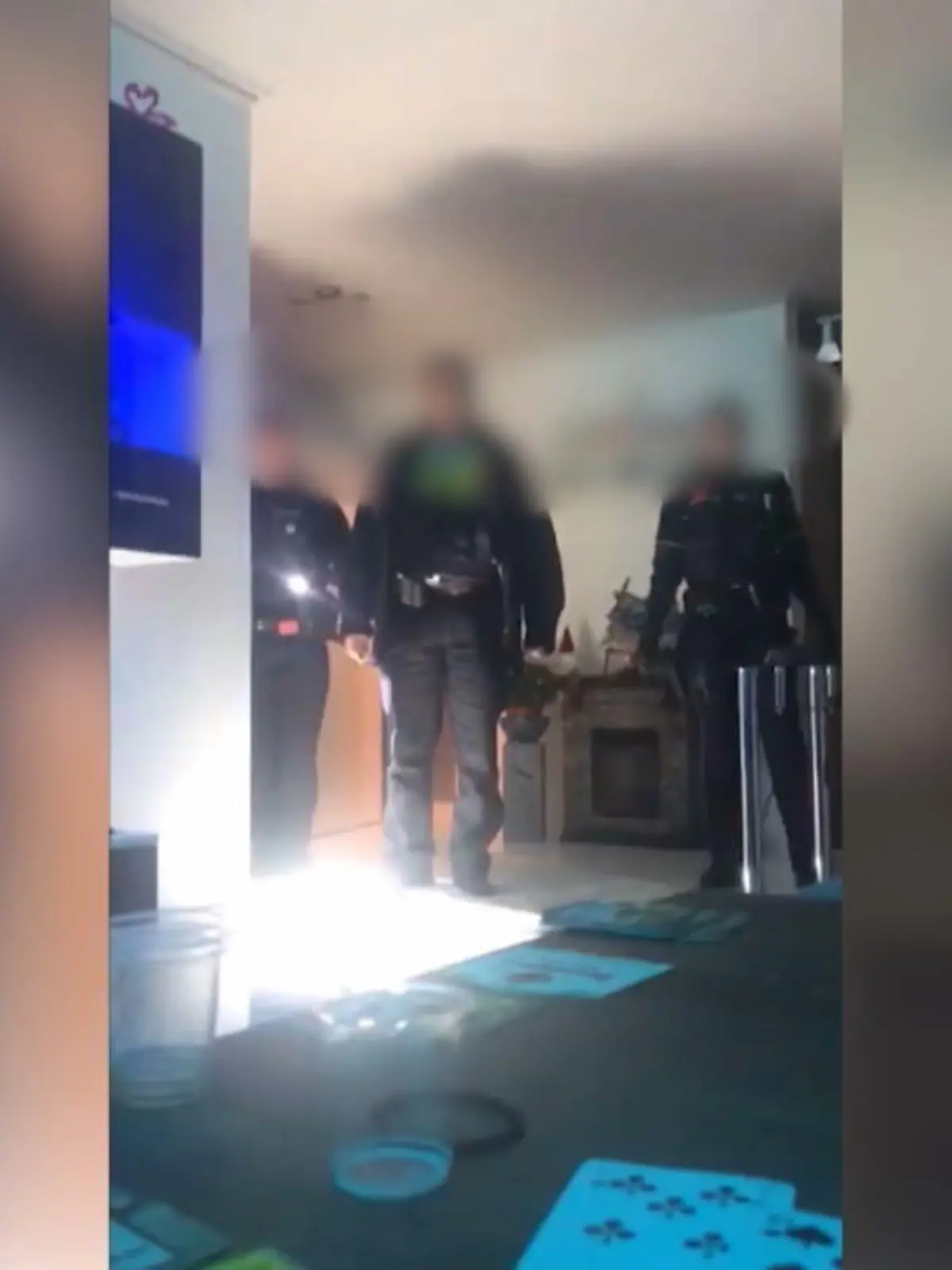 Bild zu: "Polizist brüllt heftig auf Familie ein"
