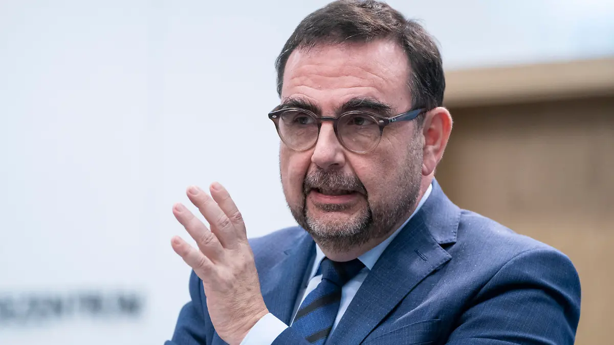 Klaus Holetschek, Bayerischer Staatsminister für Gesundheit und Pflege bei der Pressekonferenz der Bund-Länder-Arbeitsgruppe für die Krankenhausreform in Berlin (Diskussion Vorschläge der Regierungskommission für eine moderne und bedarfsgerechte Krankenhausversorgung) / 230223
