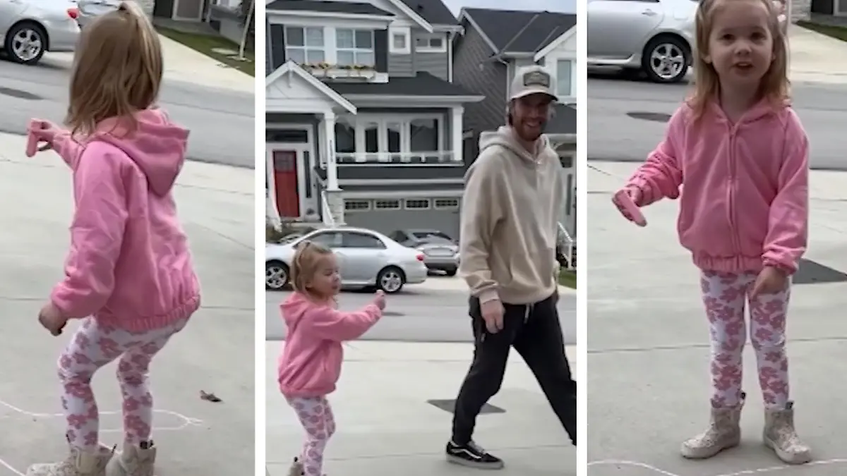 Damit hat er nicht gerechnet!: Mädchen (3) will, dass Papa ihr Brüste malt