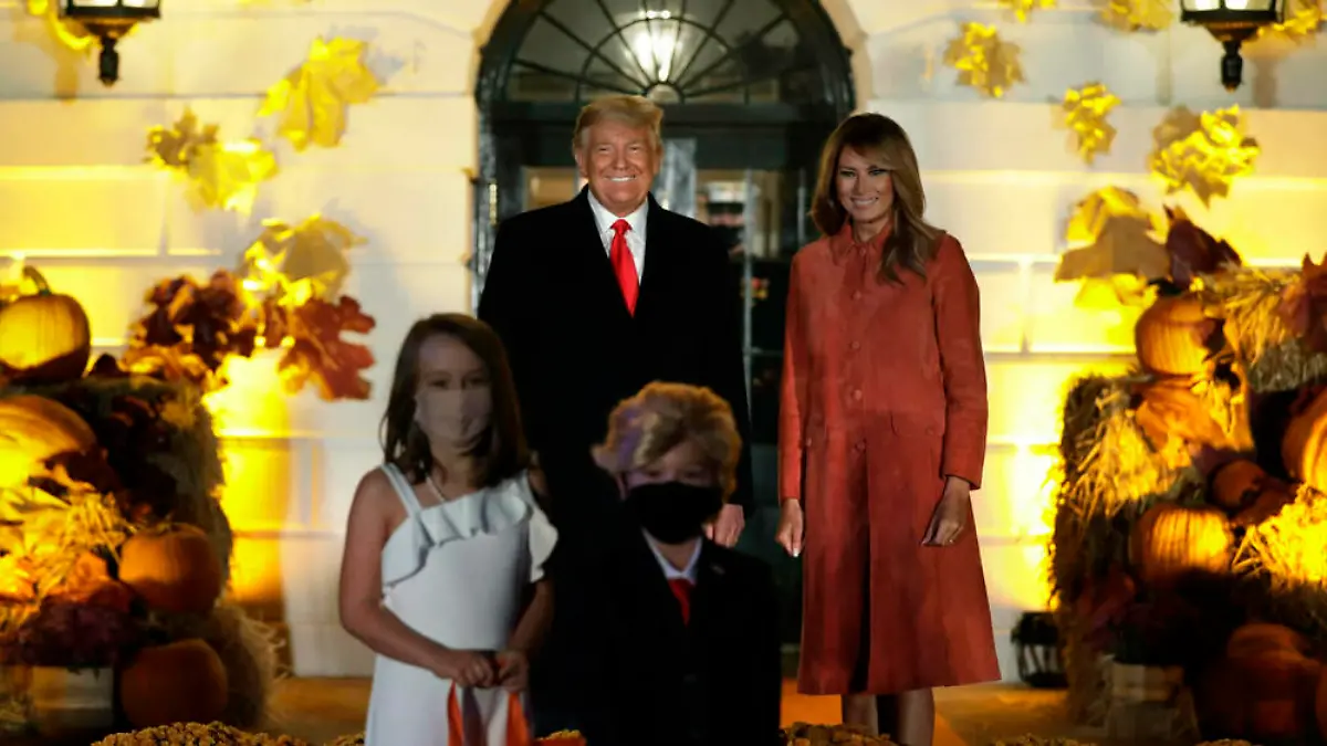Halloween im Weißen Haus: Donald Trump trifft auf sein Mini-Me