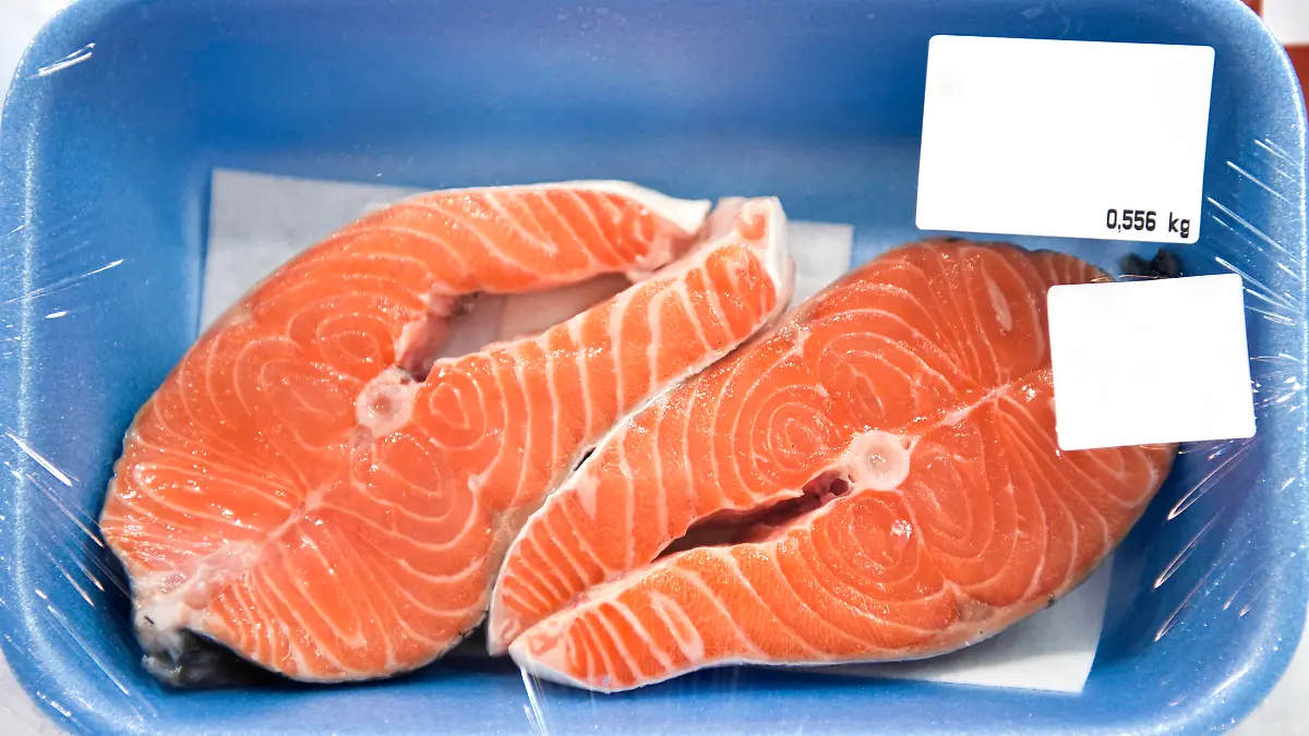 Lachs in Schale mit Absorber