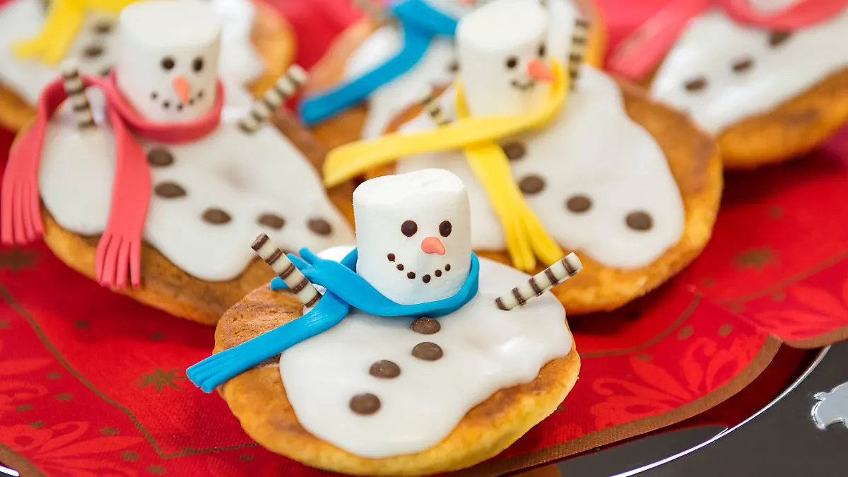 Zum Anbeißen: glutenfreie Schneemann-Amerikaner von Tanja Gruber