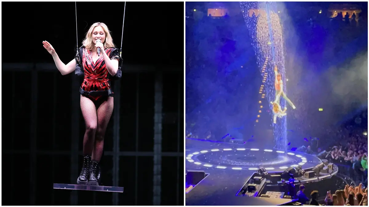 Helene Fischer und Thomas Seitel beim Konzert in Hamburg