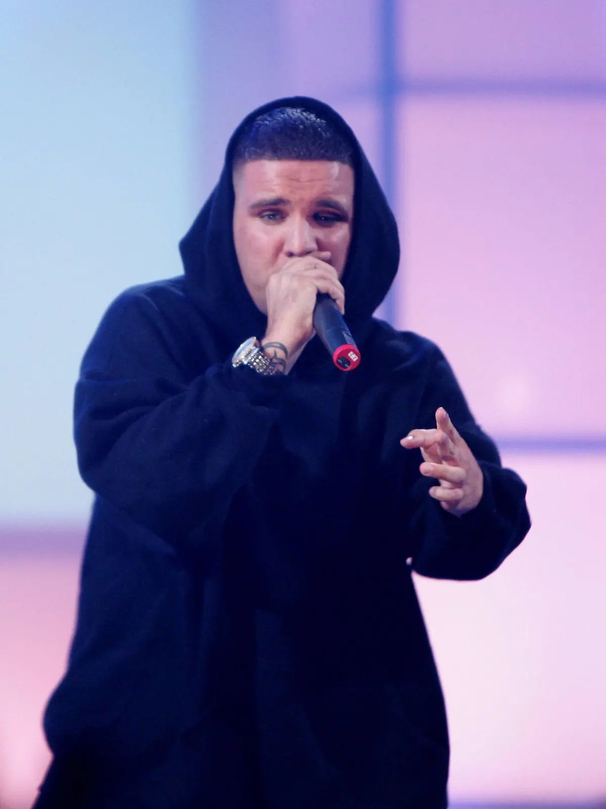  Rapper Fler GER anlässlich der RTL II Show - The Dome 39 - in Leipzig