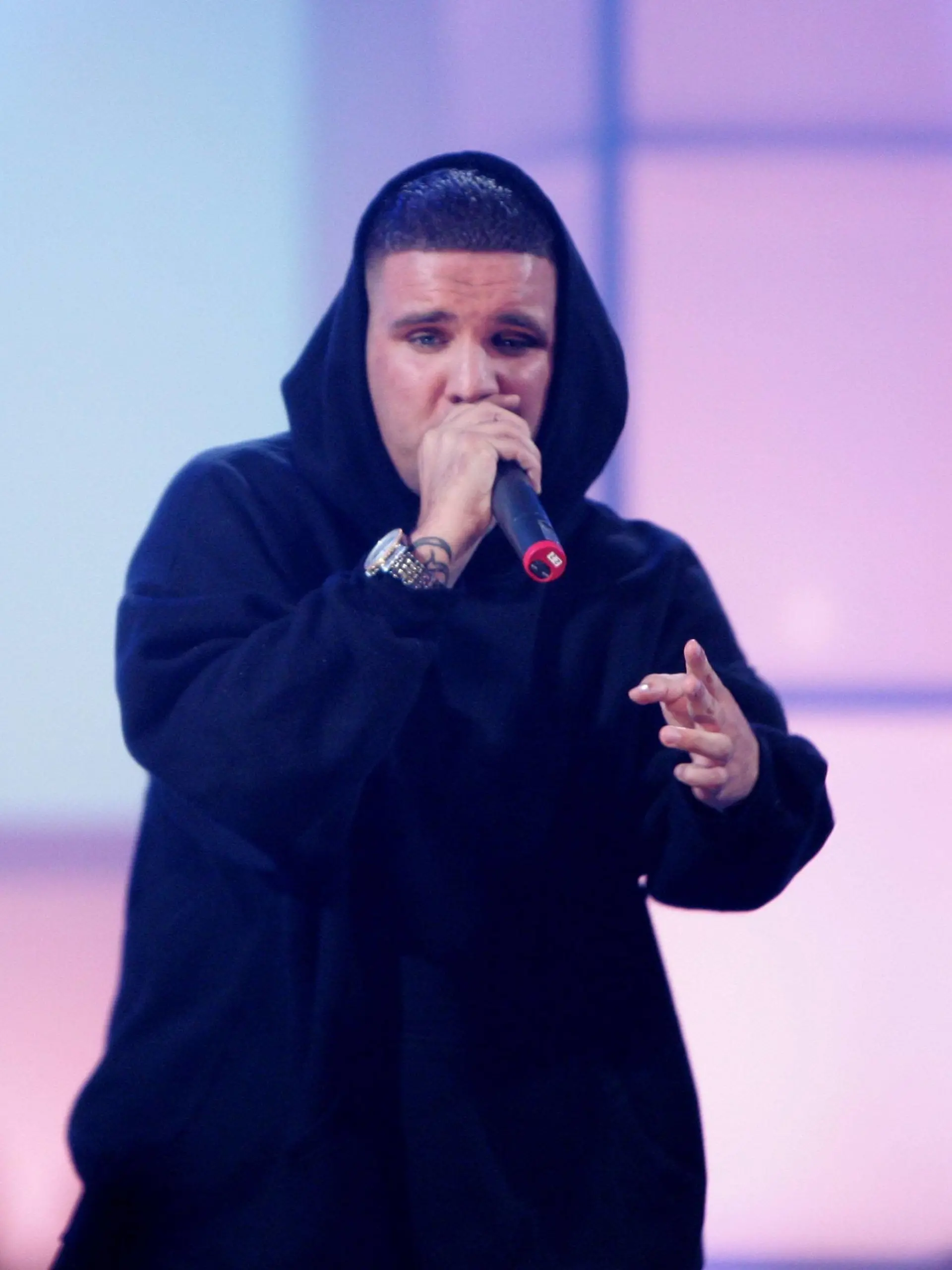  Rapper Fler GER anlässlich der RTL II Show - The Dome 39 - in Leipzig