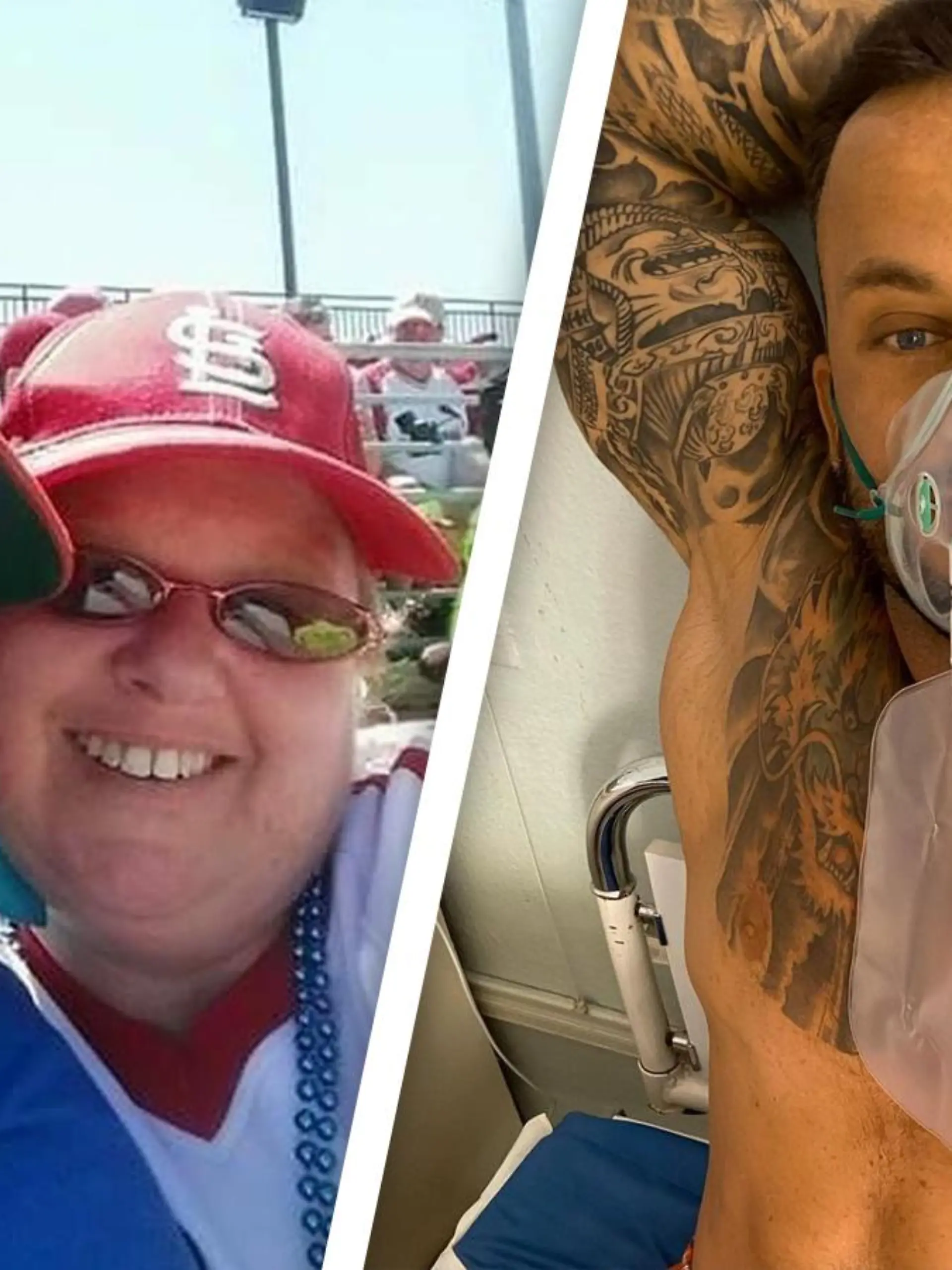 Brian Lee Hitchens und seine Frau Erin und der Fitness-Influencer Dmitriy Stuzhuk