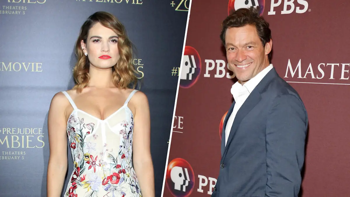 Lily James: Datet die Schauspielerin den verheirateten Dominic West?