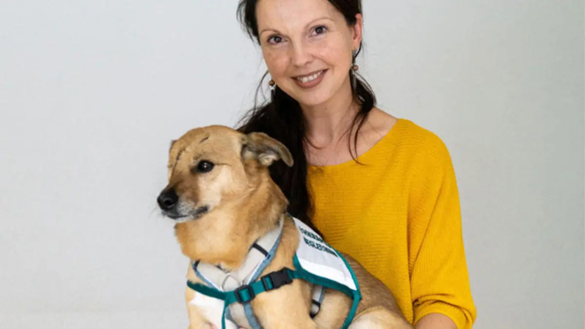 Yvonne Quandt und Happy.