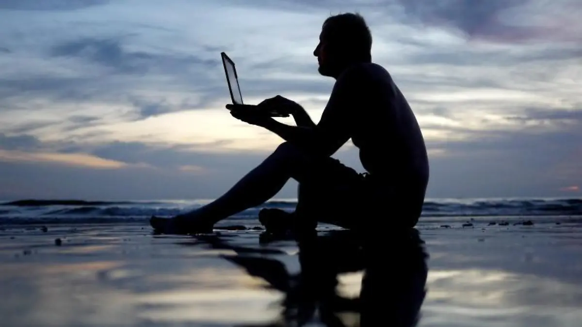 Arbeit im Urlaub