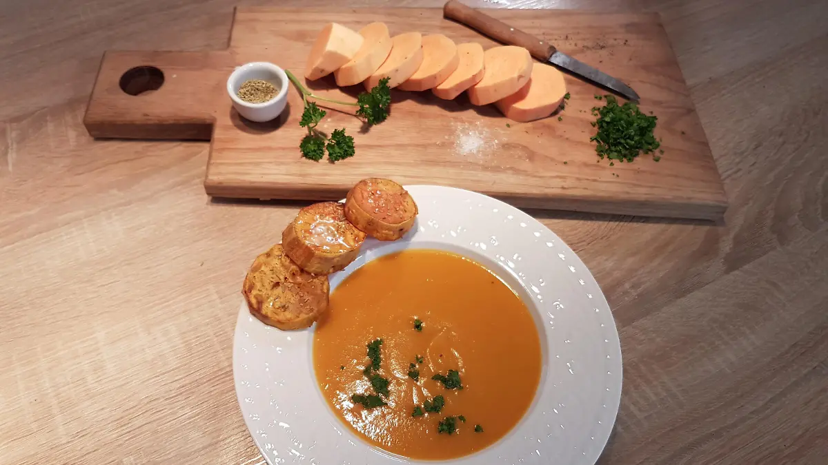 Süßkartoffelsuppe