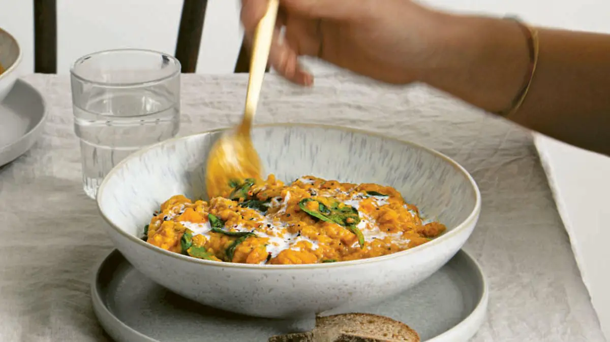 Süßkartoffel-Linsen-Suppe von Kitchen Stories: mit nur fünf Zutaten