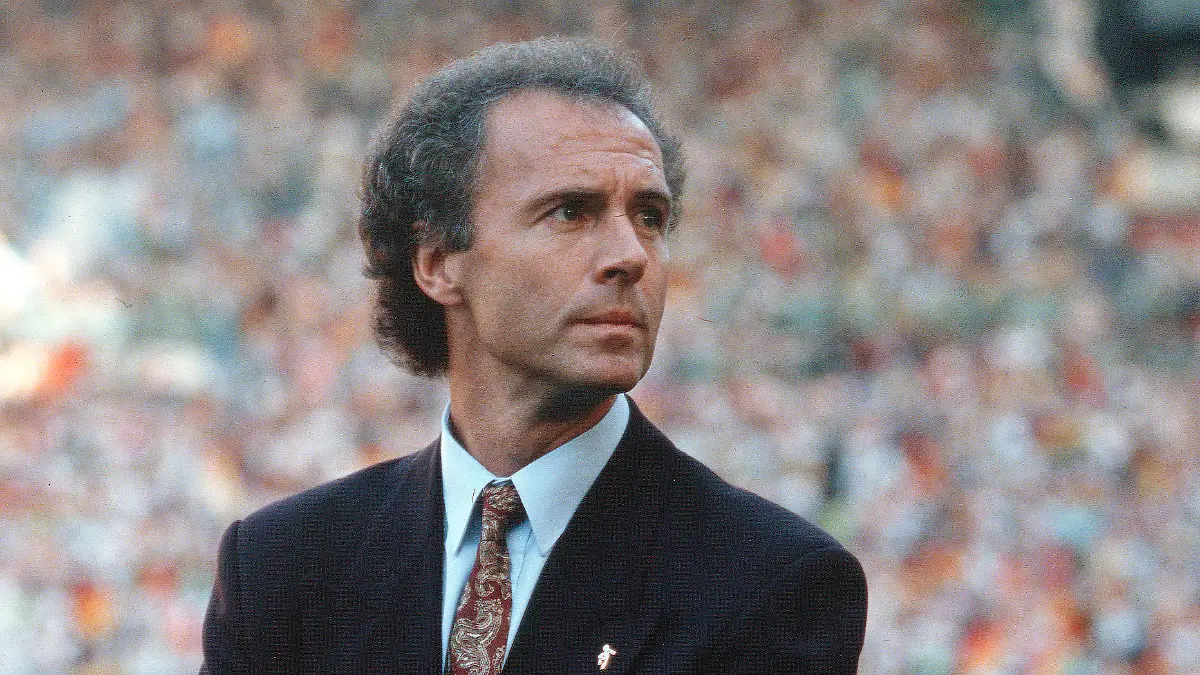 BAU // Fussball Weltmeisterschaft WM 1990 90 in Italien Franz Beckenbauer Trainer Deutschland