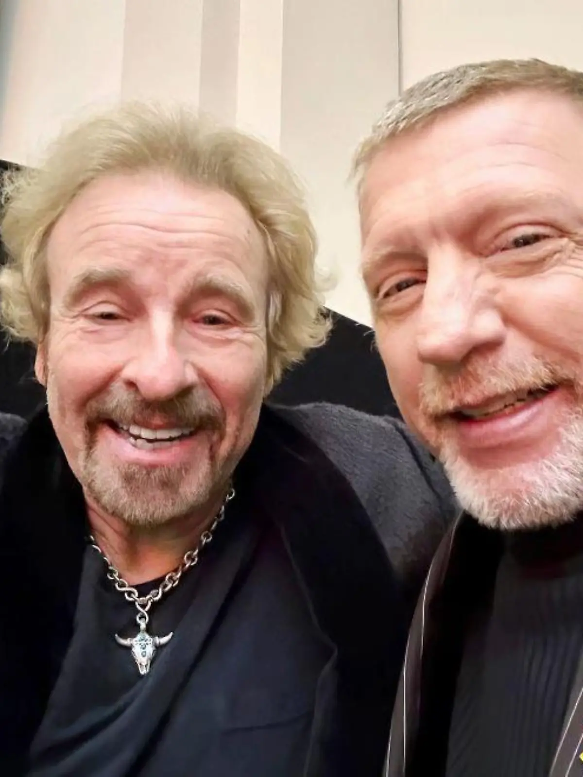 Thomas Gottschalk und Boris Becker