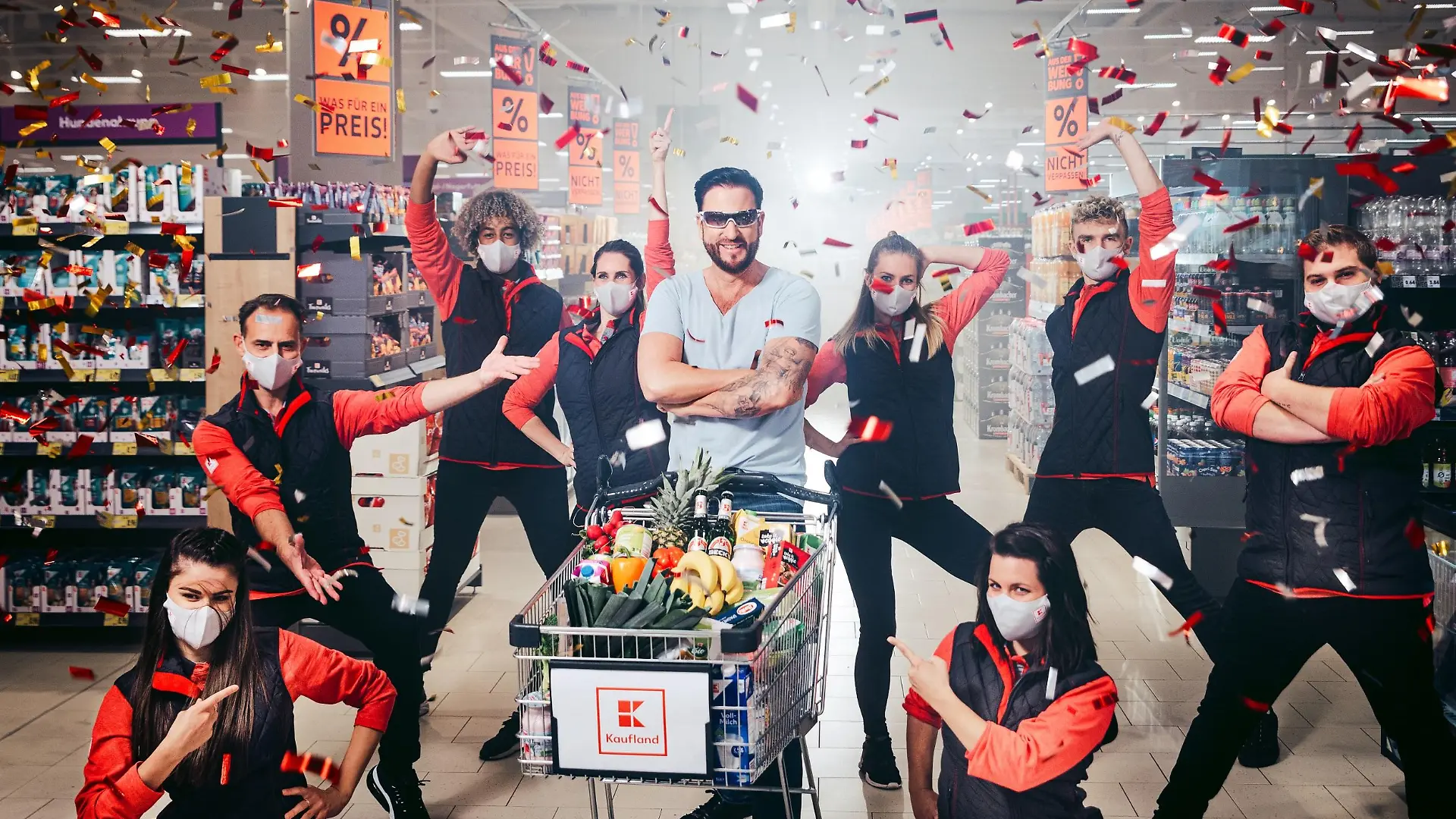 Michael Wendler macht Werbung für junges Gemüse.