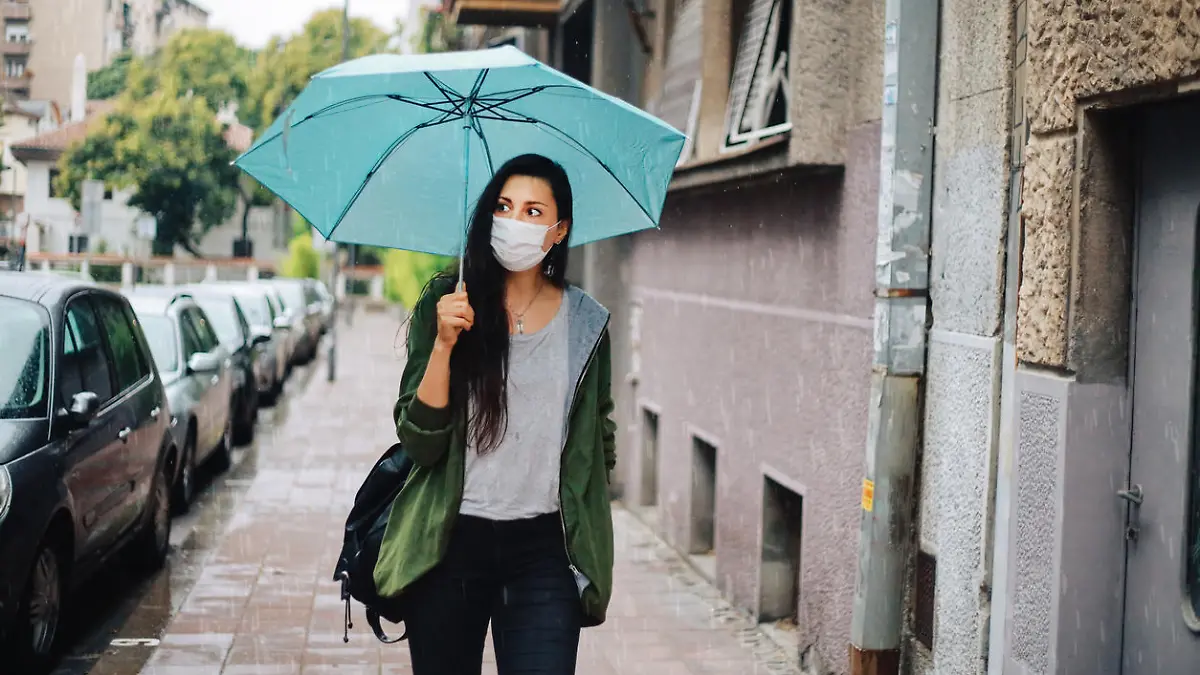 Bei nassem Wetter verlieren Masken ihren Schutz.