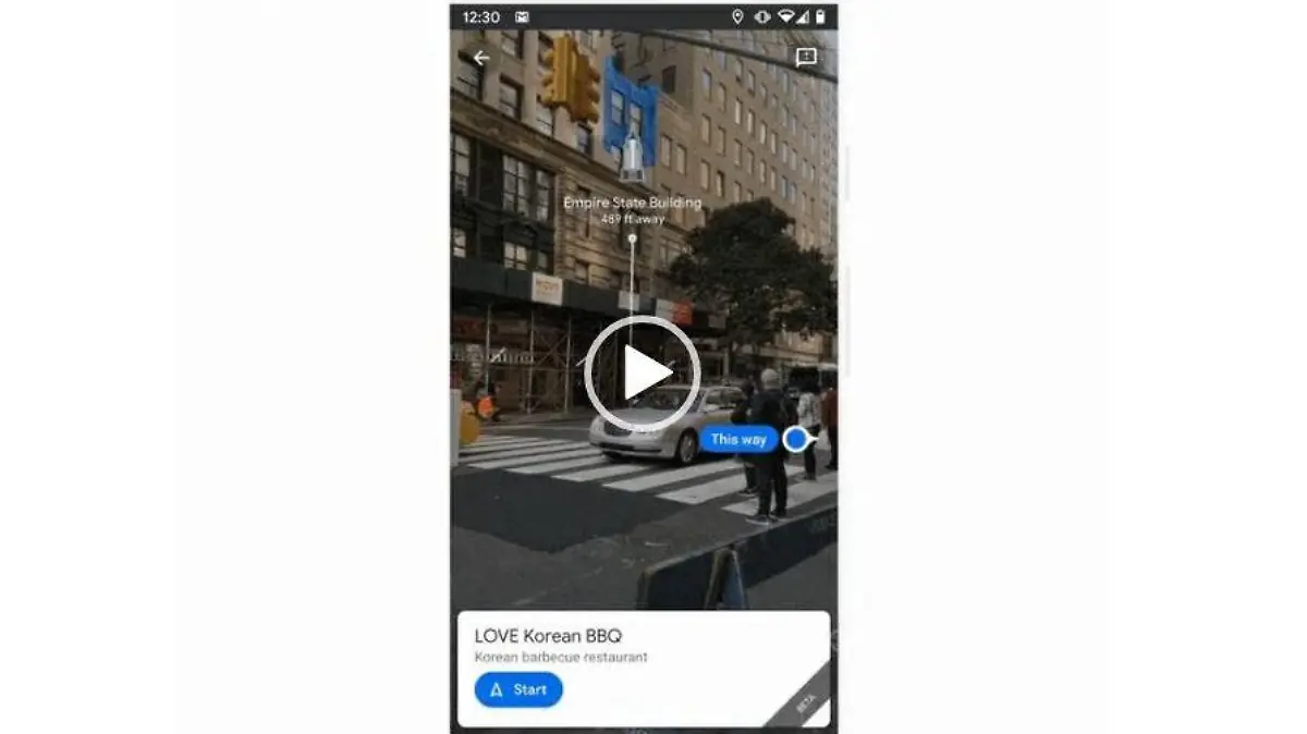 Die neue "Live View" Funktion von Google Maps soll die Orientierung verbessern.