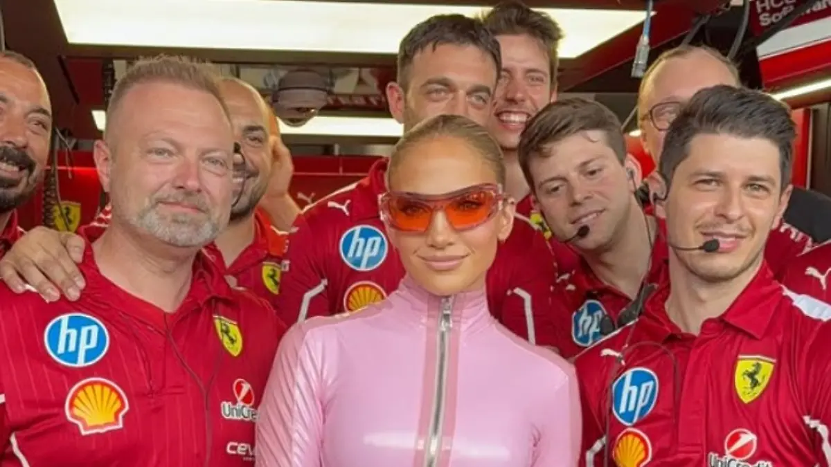 Jennifer Lopez bei der Formel 1