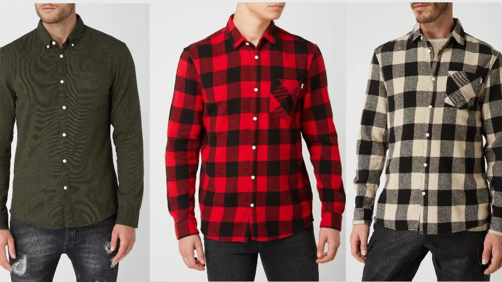 Flanellhemden im Trend-Check.