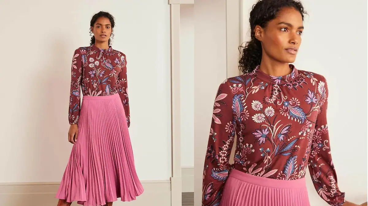 Florale Prints im Herbst.