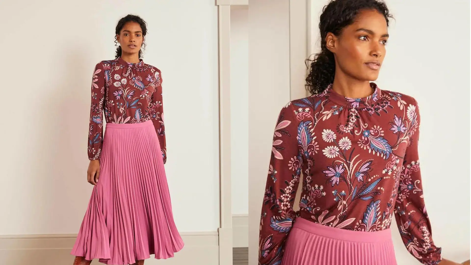 Florale Prints im Herbst.