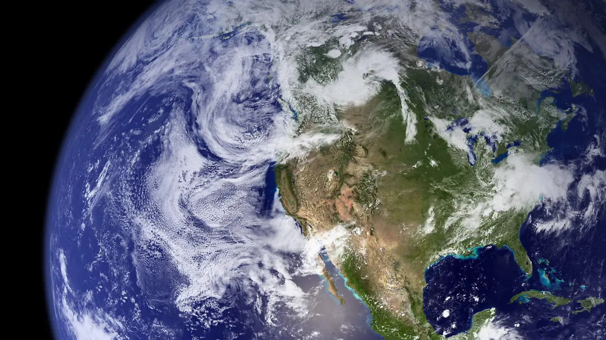 ARCHIV - Die NASA-Aufnahme zeigt die westliche Hemisphäre der Erdkugel (Archivfoto von 2006). Foto: NASA/dpa (zu dpa «EU-Parlament macht Weg frei für Weltklimavertrag» vom 04.10.2016) +++(c) dpa - Bildfunk+++