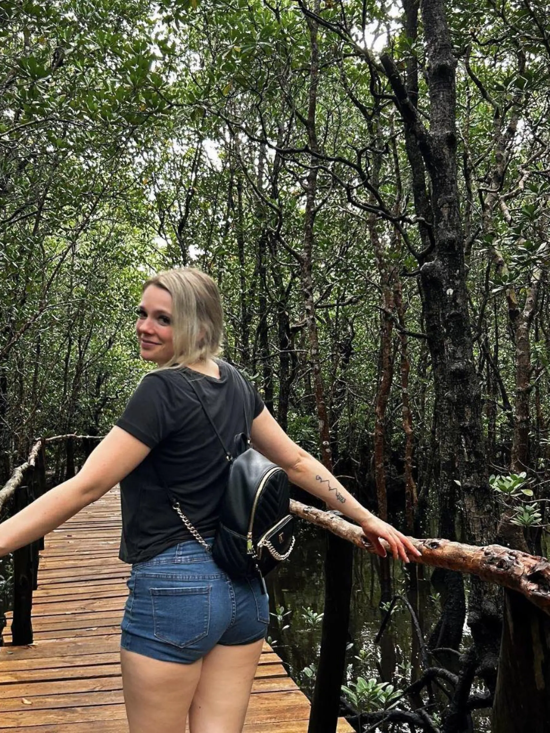 Anne Wünsche genießt ihren Sansibar-Urlaub.