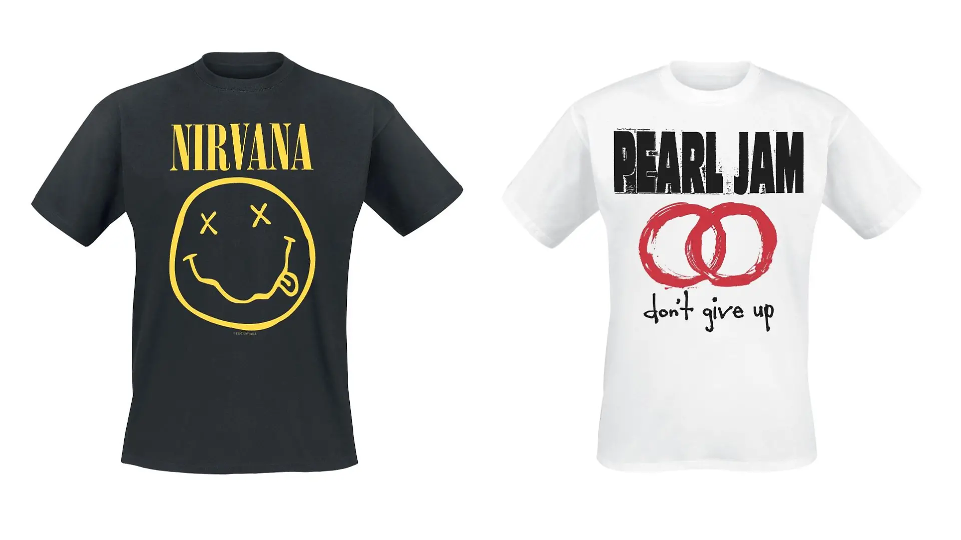 Grunge-Bandshirts für den authentischen Style