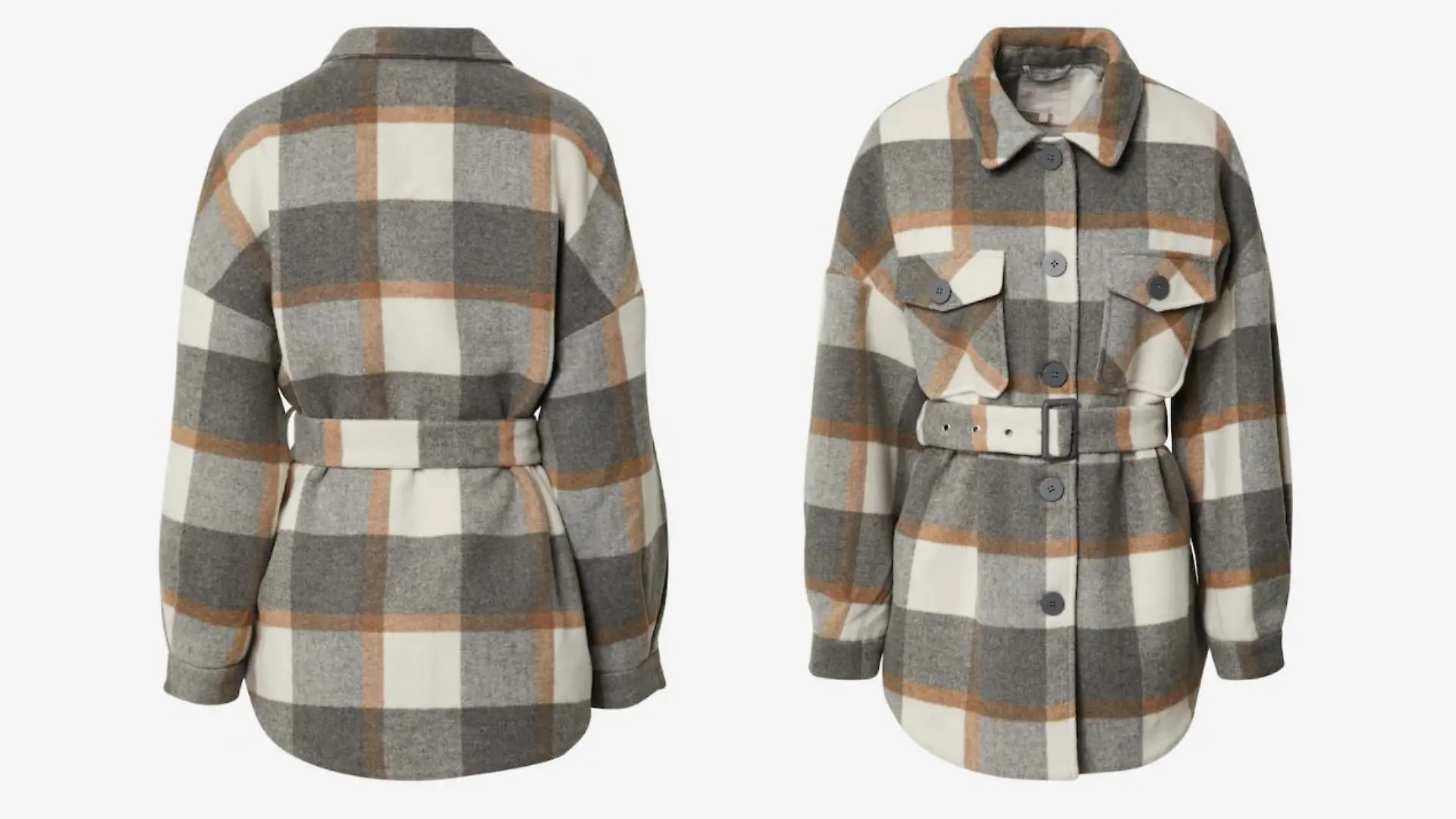 Jacke in Karomuster von Pieces.