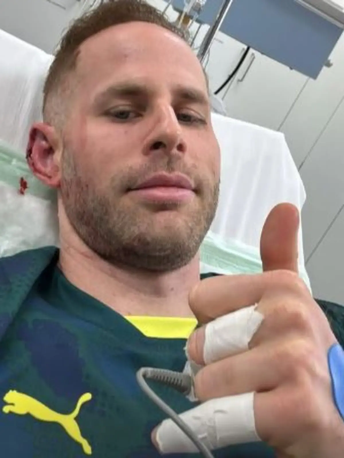 Peter Gulacsi meldet sich aus dem Krankenhaus