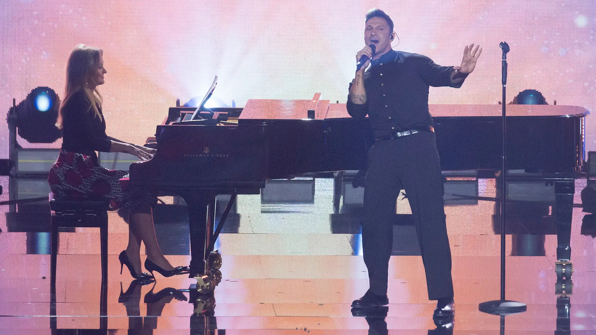 Patrice Aminati und Daniel Aminati bei der Beatrice Egli Show im Ersten.