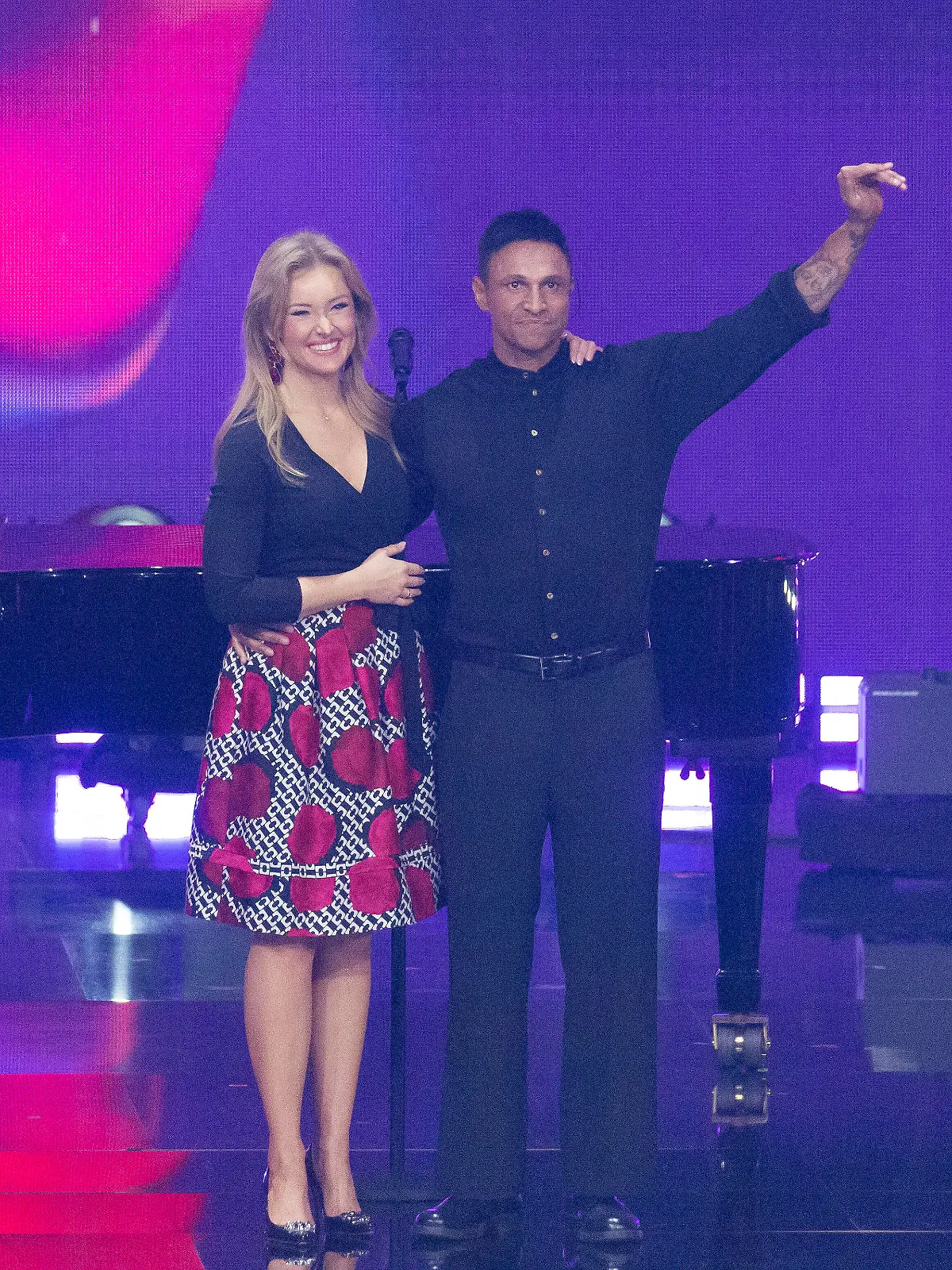 Patrice Aminati und Daniel Aminati bei der Beatrice Egli Show im Ersten.
