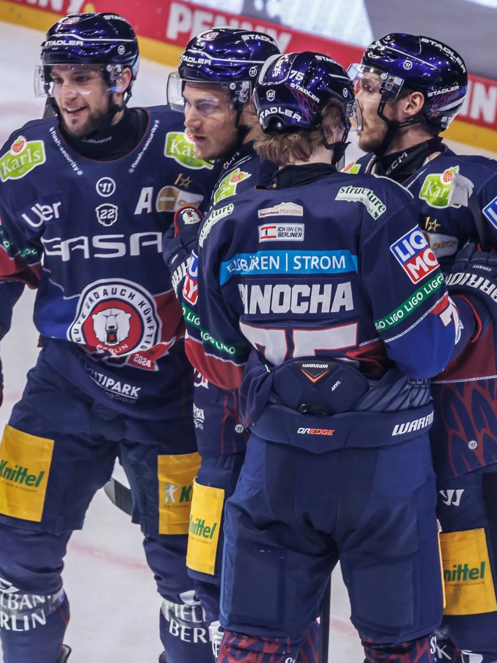 Bild zu: "7:0-Demontage! Eisbären Berlin überrollen Köln im DEL-Finale"