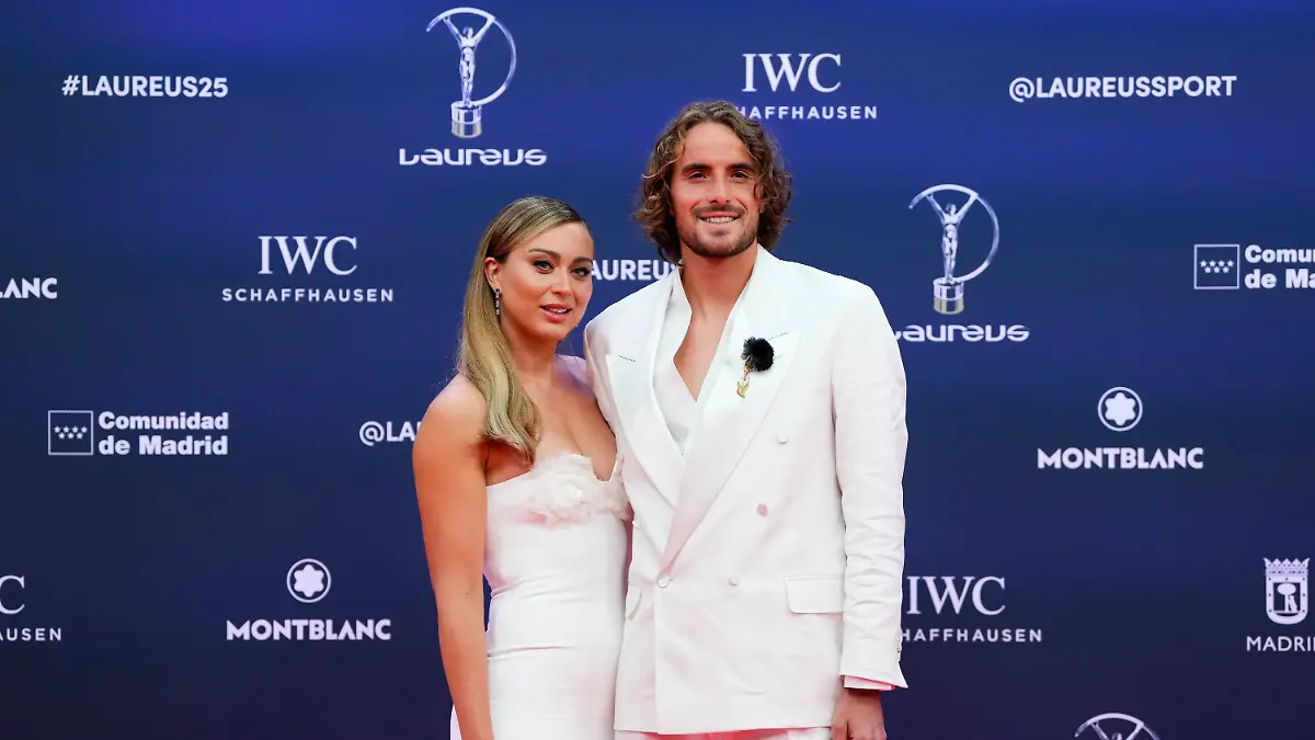 Paula Badosa and Stefanos Tsitsipas.