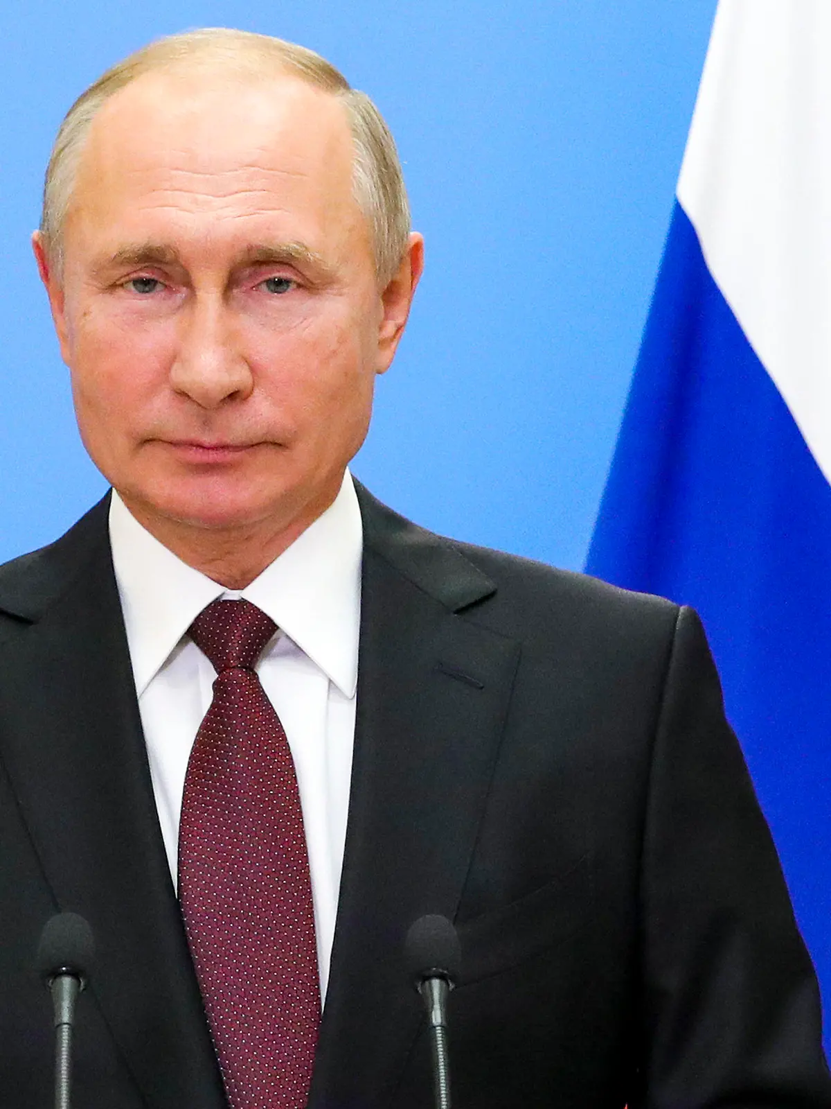 22.09.2020, Russland, Moskau: Wladimir Putin, Präsident von Russland, spricht während einer Aufzeichnung für eine Videobotschaft anlässlich des Beginns der Generaldebatte der 75. UN-Vollversammlung. Aufgrund der Corona-Pandemie findet die Debatte in diesem Jahr größtenteils online statt. Foto: Mikhail Klimentyev/Pool Sputnik Kremlin/AP/dpa +++ dpa-Bildfunk +++