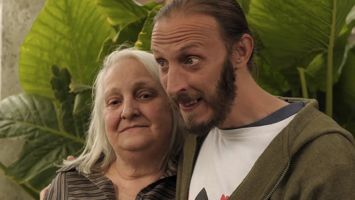 María Elena Bergoglio mit ihrem Sohn Jorge