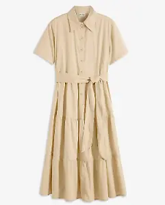 Blusenkleid aus elastischem Baumwoll-Mix