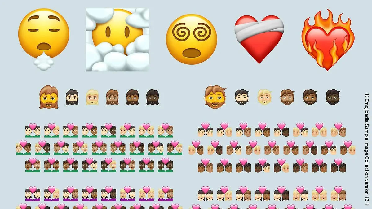 Auch 2021 gibt es wieder einen Satz neuer Emojis.