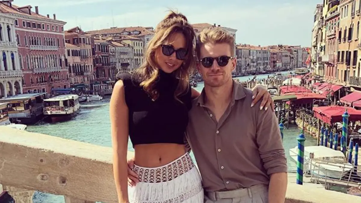 Nico Hülkenberg mit seiner Verlobten Egle Ruskyte in Venedig