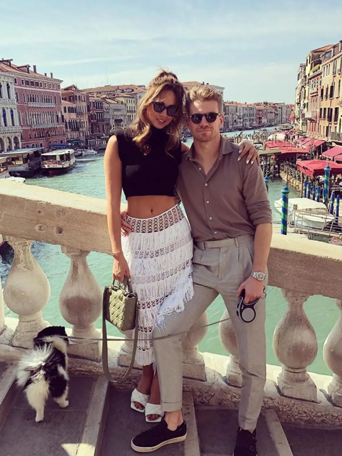 Nico Hülkenberg mit seiner Verlobten Egle Ruskyte in Venedig