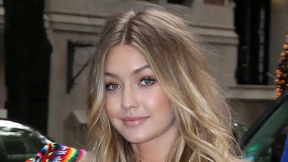 Gigi Hadid at 'Live with Kelly & Michael' in New York City.