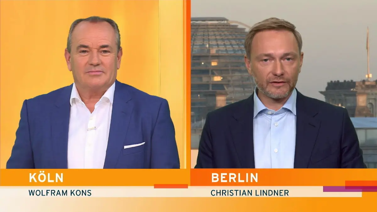 Lindner entschuldigt sich in Guten Morgen Deutschland 