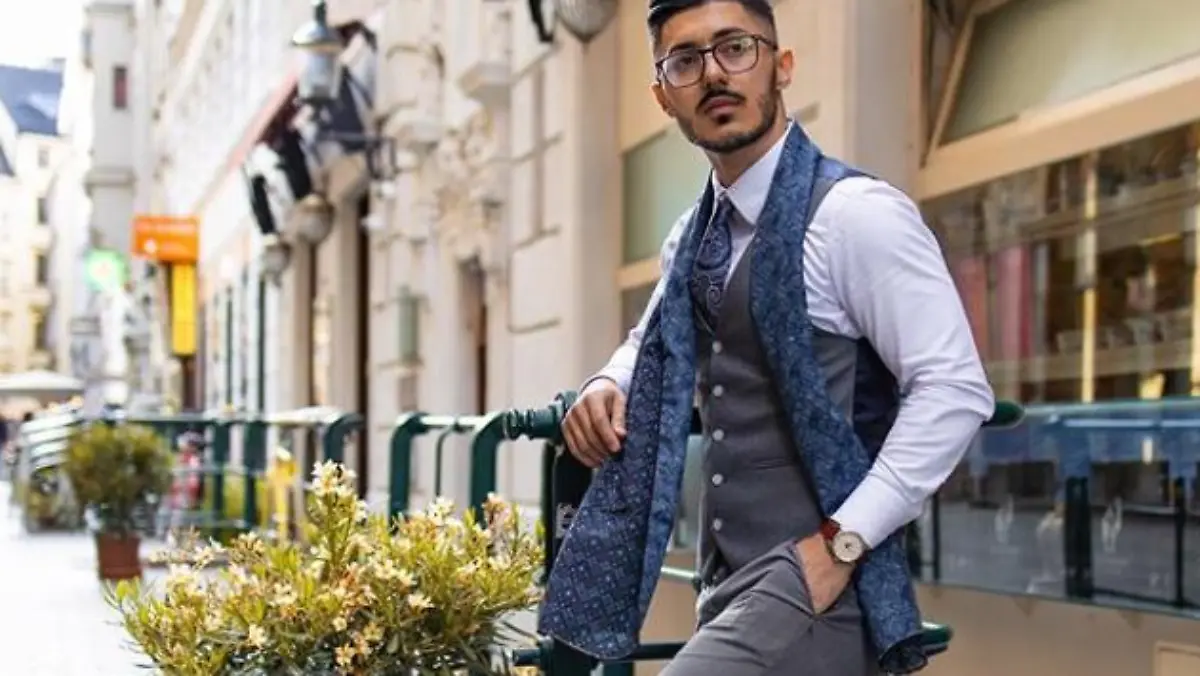 Einen Schal richtig tragen.