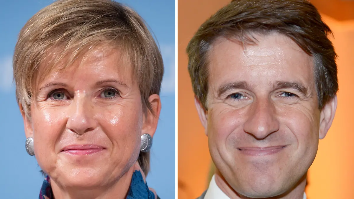 ARCHIV - 25.09.2015, Berlin: KOMBO - Die Unternehmerin Susanne Klatten am 25.09.2015 und der Unternehmer Stefan Quandt am 10.06.2013. (zu dpa: "Wirtschaftsmagazin: BMW-Erben reichste Deutsche" vom 04.10.2018) Foto: Kay Nietfeld/dpa +++ dpa-Bildfunk +++