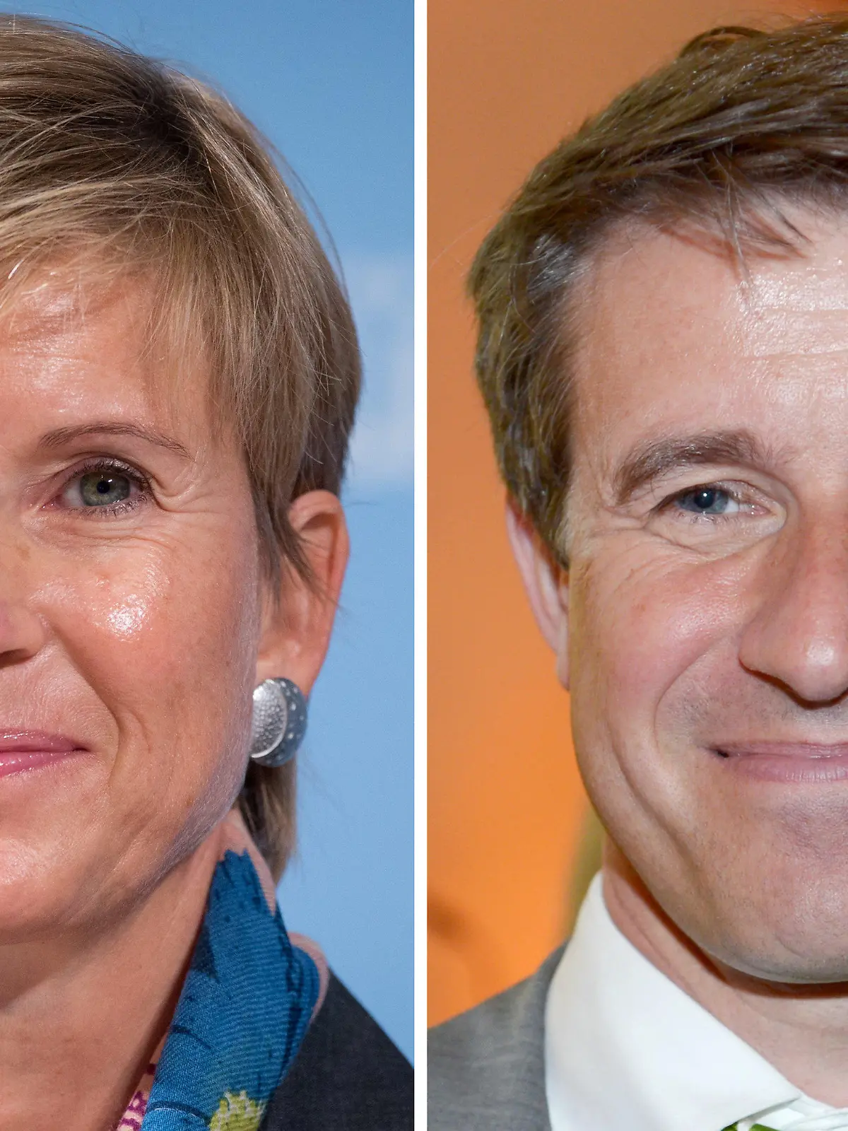 ARCHIV - 25.09.2015, Berlin: KOMBO - Die Unternehmerin Susanne Klatten am 25.09.2015 und der Unternehmer Stefan Quandt am 10.06.2013. (zu dpa: "Wirtschaftsmagazin: BMW-Erben reichste Deutsche" vom 04.10.2018) Foto: Kay Nietfeld/dpa +++ dpa-Bildfunk +++